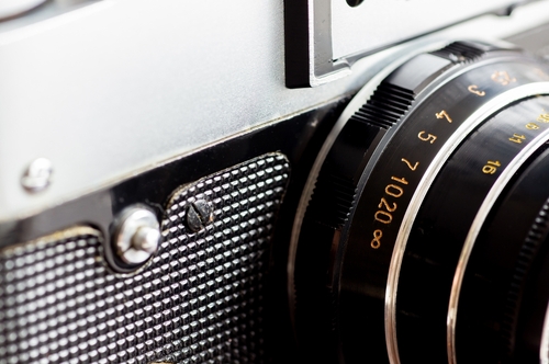 Vintage,Camera,Close-up,,Details,Technology